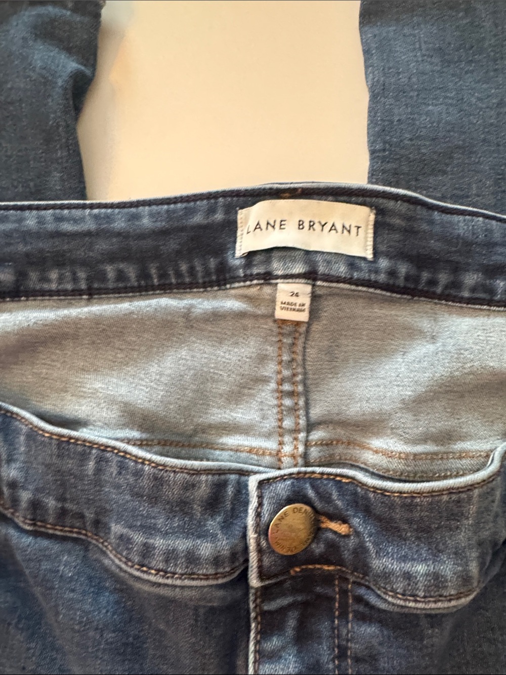 Lane Bryant boot cut Jeans in Dark Indigo Wash